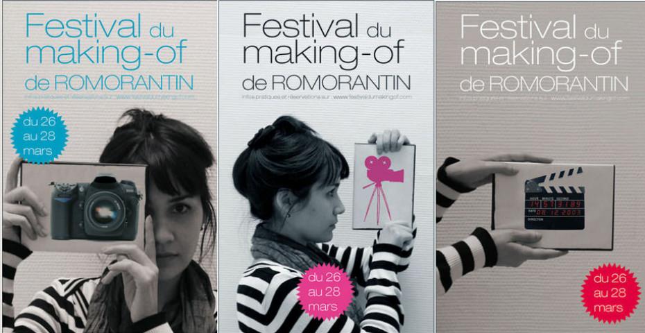 AFFICHE POUR LE FESTIVAL DU MAKING-OF DE ROMORANTIN : PISTE 3