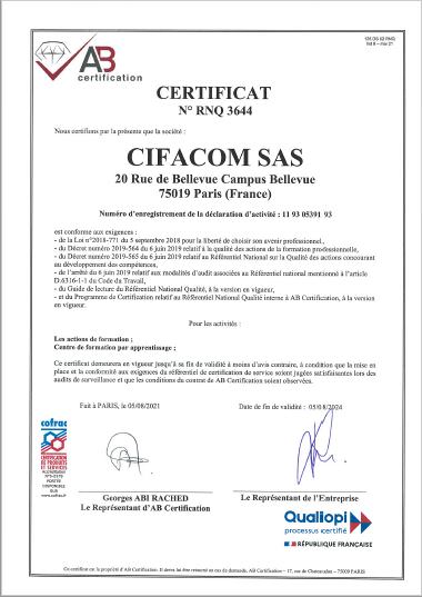 Cifacom Qualiopi