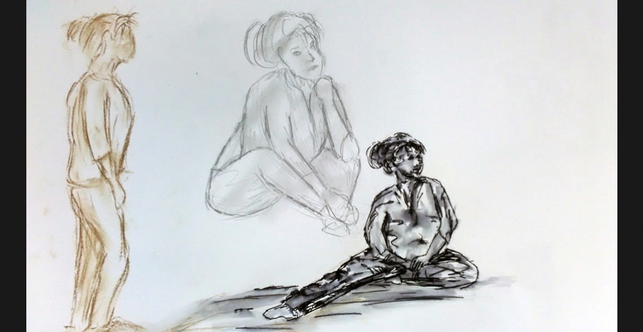 CROQUIS DE NU ET MODÈLE VIVANT