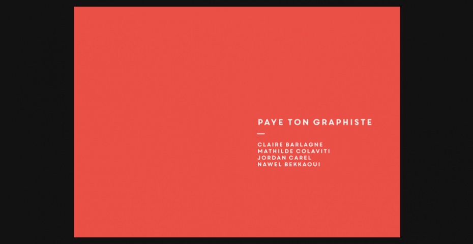 #PayeTonGraphiste_Club des DA 2017