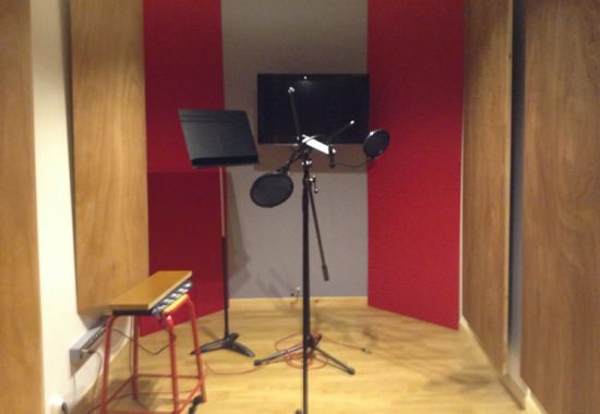 Le studio son de l'école d'audiovisuel Cifacom