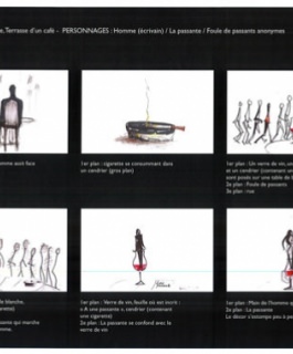 Illustrations du poème de Baudelaire "A une passante" Illustrations du poème de Baudelaire "A une passante"