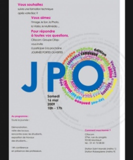 TYPOGRAPHIE : AFFICHE JPO TYPOGRAPHIE : AFFICHE JPO