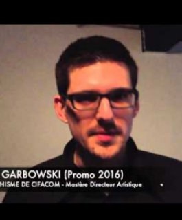 Alexandre Garbowski - Etudiant en Mastère Direction Artistique, Promotion 2016