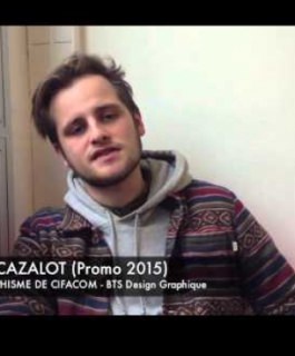 Maxime Cazalot - Etudiant BTS Design Graphique, Promotion 2015