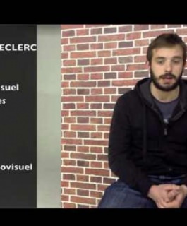 Alexandre Leclerc - Etudiant BTS Audiovisuel Option Image