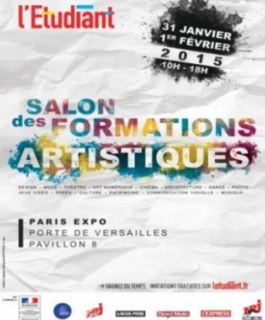 Stand A9 du Salon des formations artistiques de l'Etudiant : CIFACOM !